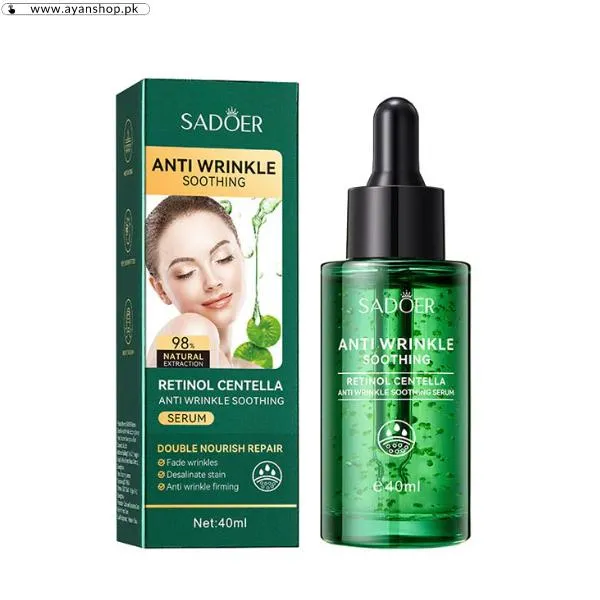 Sadoer Anti Wrinkle Soothing Retinol Face Serum image 3