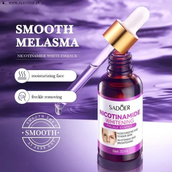 Sadoer Nicotinamide Lighten Freckles Essence Whitening Face Serum image 2