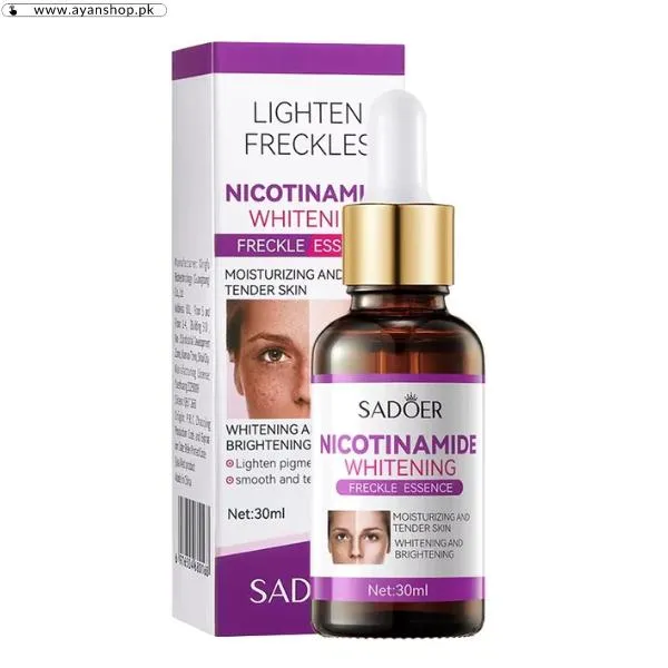 Sadoer Nicotinamide Lighten Freckles Essence Whitening Face Serum image 3