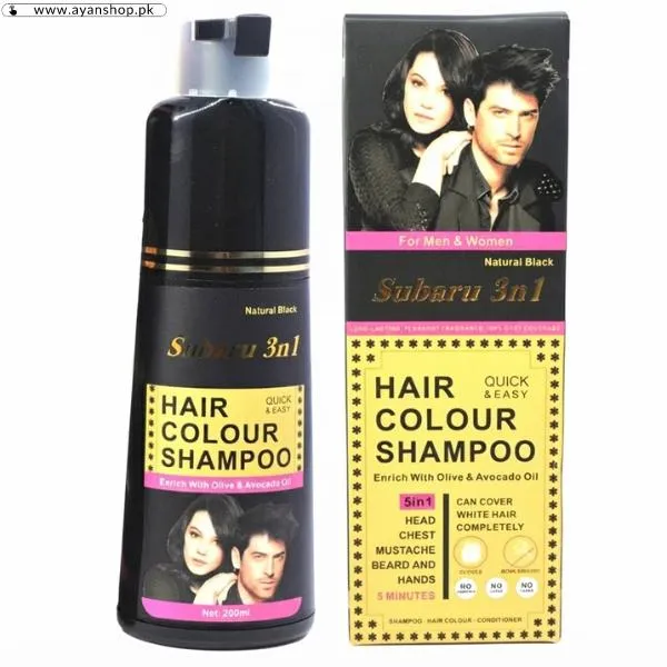 Subaru 3 In 1 Hair Color Shampoo image 2