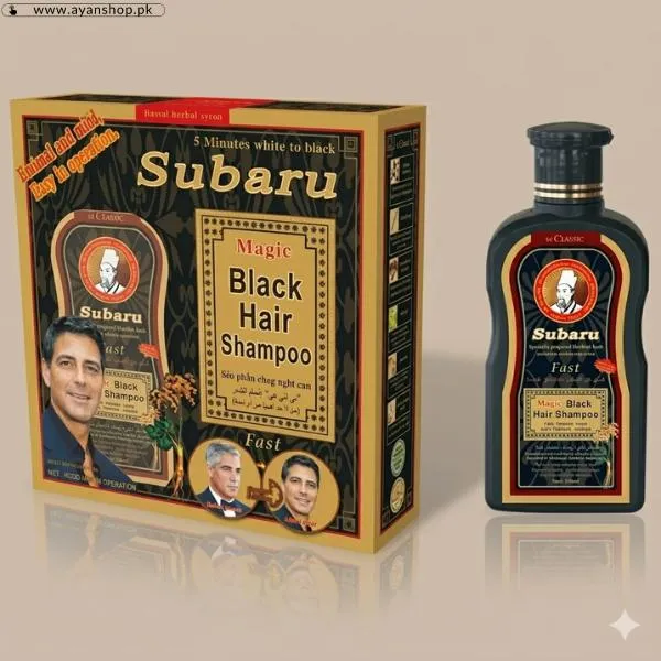 Subaru Dexe Magic Black Hair Color Shampoo image 2